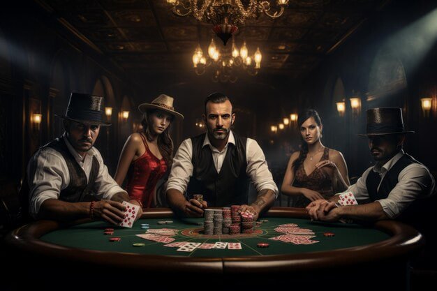 Tampilan permainan Joker Gaming di platform polytrack dengan lima gulungan dan simbol-simbol tematik